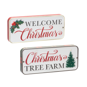 Christmas Tree Sentiment Sign
