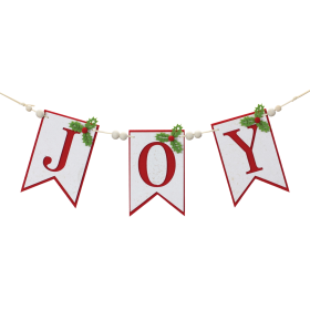 Joy Holiday Banner Garland