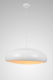 23.5 X 23.5 X White Aluminum Pendant Lamp