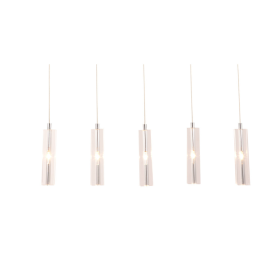 Stark Five Bulb Clear Ceiling Lamp