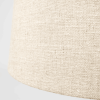 26" Beige Lamp Base LED With Champagne Shade