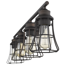 Piers 4-Light Oil-Rubbed Bronze Vanity