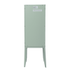 Pale Green Crosshatch Accent Storage Cabinet