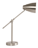 Brushed Silver LED Adjustable Desk Lamp