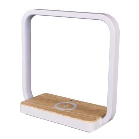 Contemporary White Wireless Phone Charger