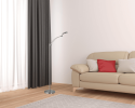 54" Nickel Adjustable LED Task Floor Lamp
