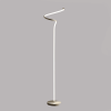 51" White LED Novelty Curvy Spiral Floor Lamp