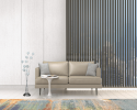 46" Chrome Multi Light LED Novelty Floor Lamp