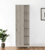 62" Light Gray Wood Pantry Or Storage Closet