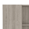 62" Light Gray Wood Pantry Or Storage Closet