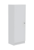47" White Wood Pantry Or Storage Closet