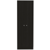 71" Black Wood Pantry Or Storage Closet