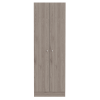 71" Light Gray Wood Pantry Or Storage Closet