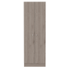 71" Light Gray Wood Pantry Or Storage Closet