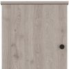 16" Light Gray Wood Floating Single Door Bathroom Vanity And Medicine Cabinet