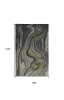 8' X 10' Blue and Green Abstract Hand Tufted Area Rug
