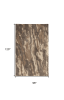 8' X 10' Green and Ivory Wool Abstract Hand Tufted Area Rug