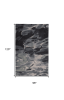8' X 10' Blue and Black Wool Abstract Hand Tufted Area Rug