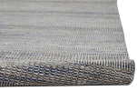 12' X 15' Gray Ivory And Brown Wool Striped Shag Hand Knotted Area Rug