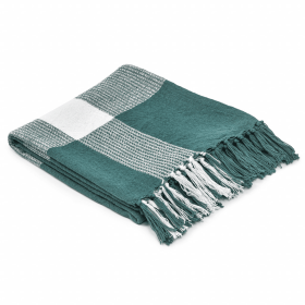 Gray Woven 100% Poly Pet Throw Blanket