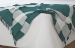 Gray Woven 100% Poly Pet Throw Blanket