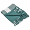 Gray Woven 100% Poly Pet Throw Blanket