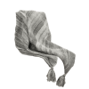 Mustard Woven Cotton Striped Throw Blanket