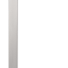 25" Nickel Metal Desk USB Table Lamp With White Shade