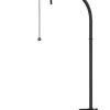 57" Bronze Adjustable Traditional Shaped Floor Lamp With Bronze Square Shade