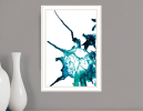 Ocean Living White Framed Print Wall Art
