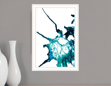 Ocean Living White Framed Print Wall Art