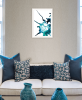 Ocean Living White Framed Print Wall Art