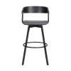 Light Gray And Brass Upholstered Fabric Dining Arm Chair
