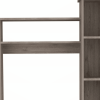 39" Light Gray Wood Writing Desk and Bookshelf Set