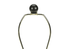 25" Beige Rattan Round Table Lamp With Beige Drum Shade