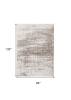 8' X 11' Gray and Beige Abstract Non Skid Area Rug