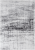 9' X 13' Black and White Abstract Non Skid Area Rug