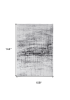 9' X 13' Black and White Abstract Non Skid Area Rug