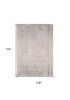 9' X 13' Gray and Yellow Chevron Non Skid Area Rug