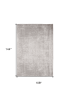 9' X 13' Gray and White Chevron Non Skid Area Rug
