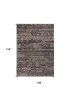 9' X 13' Gray and Beige Oriental Non Skid Area Rug