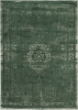9' X 13' Gray and Green Medallion Non Skid Area Rug
