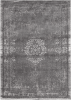 8' X 11' Gray Medallion Non Skid Area Rug
