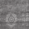 8' X 11' Gray Medallion Non Skid Area Rug