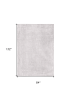 8' X 11' White Abstract Non Skid Area Rug
