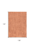 9' X 13' Orange Abstract Non Skid Area Rug