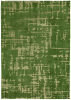 9' X 13' Green Abstract Non Skid Area Rug