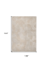 9' X 13' Beige and White Abstract Non Skid Area Rug
