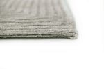 9' X 13' Beige and White Abstract Non Skid Area Rug