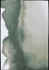 9' X 13' Gray and Green Abstract Non Skid Area Rug